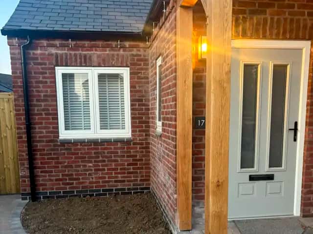 Brick house extension completed by AA Builders ltd in Leicestershire